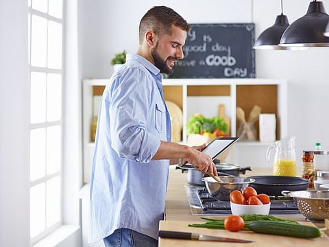 Some people cannot prepare a dish without looking at the recipe.