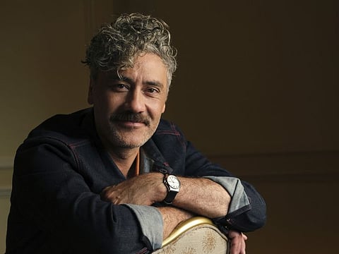 HOLD FOR STORY -- Taika Waititi, writer/director/cast member of the film "Jojo Rabbit," poses for a portrait at the Fairmont Royal York Hotel during the Toronto International Film Festival, Sunday, Sept. 8, 2019, in Toronto. (Photo by Chris Pizzello/Invision/AP)