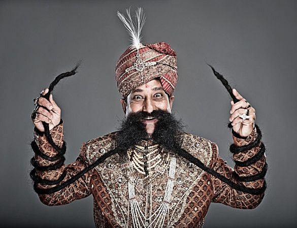 Ram Singh Chauhan - Longest Moustache_190-1568210714511