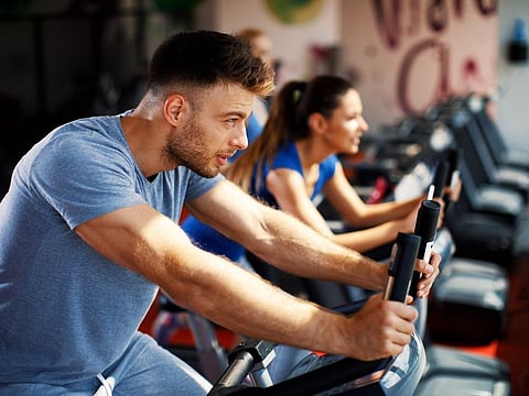 Start by aiming for three hours a week of exercise that offers a good balance between cardio and weights