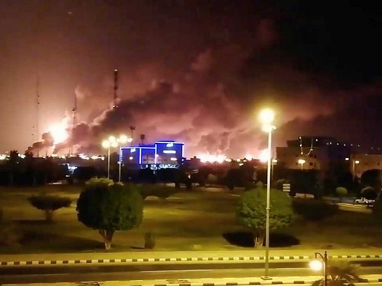 Aramco fire