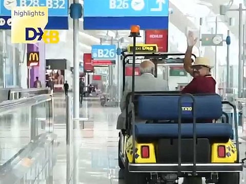 A free taxi service for passengers have been launched for passengers to reach the boarding gates faster.