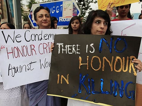 Police have arrested parents and an Imam in the case of murder of a girl who was stoned to death in Sinda in an honour killing case. Image for illustrative purpose: A protest against honour killings. 