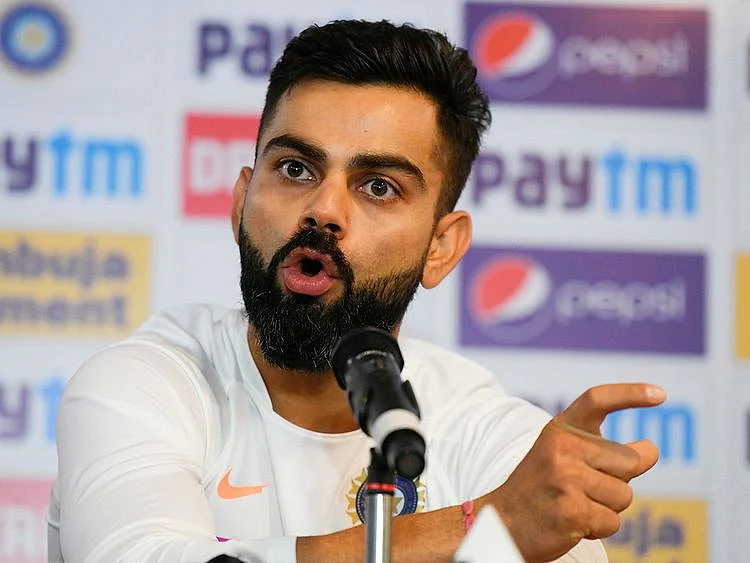 Indian cricket captain Virat Kohli 
