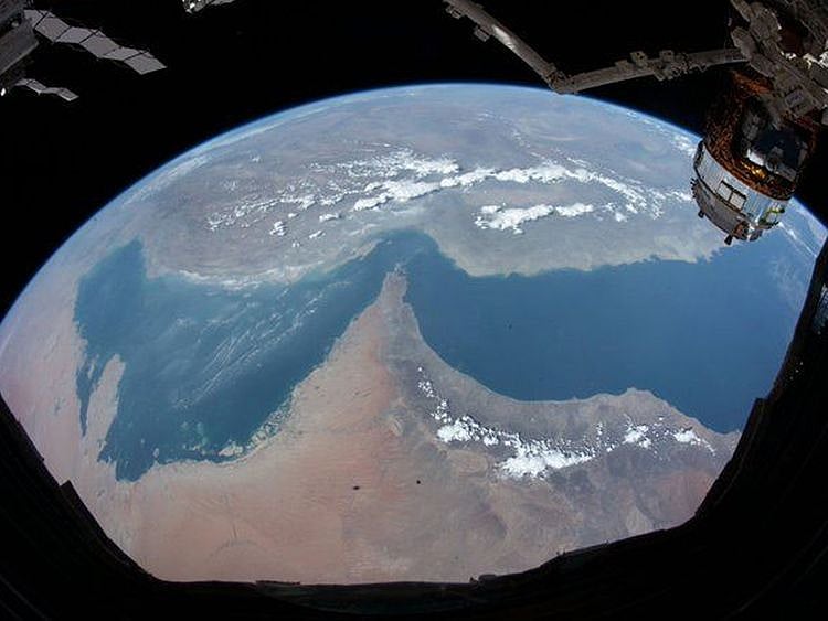 This photo was shared by Hazzaa on his Twitter account