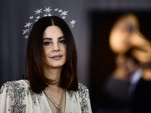 In this file photo taken on January 28, 2018 Lana Del Rey arrives for the 60th Grammy Awards in New York. (AFP/Jewel Samad)