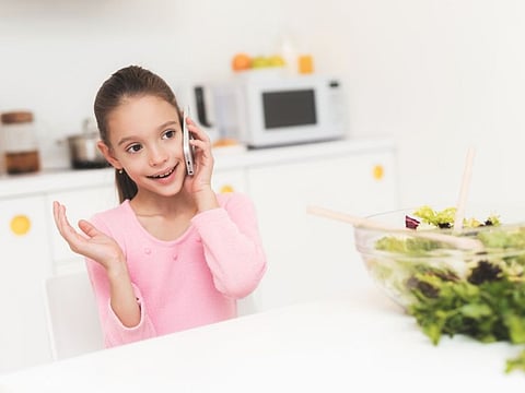Children growing horns from cellphone use?