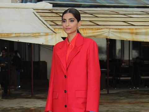 Mumbai: Actress Sonam Kapoor during the promotions of her upcoming film "The Zoya Factor" in Mumbai on Sep 17, 2019. (Photo: IANS)