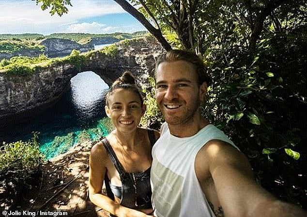 British-Australian Jolie King and her fiance Mark Firkin 001