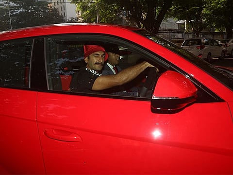 Ranveer Singh has bought a sparkling red Lamborghini Urus that has cost him Rs 3 crore.