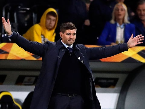 Rangers manager Steven Gerrard. 