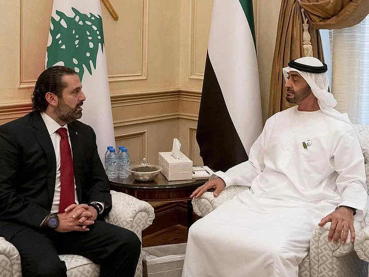 Shaikh Mohammad Bin Zayed receives Lebanese Prime Minister Saad Hariri