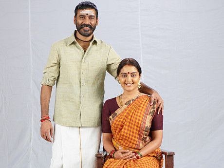 Dhanush with Manju Warrier in Asuran-1570547483502
