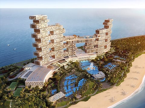 The US real estate agents were given a tour of The Royal Atlantis Residences on the Palm Jumeirah
