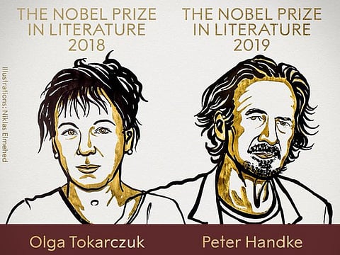 Nobel Prize in literature awarded to two authors this year