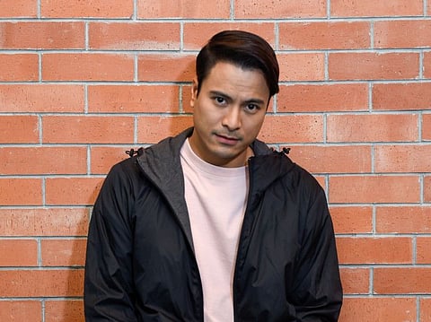 Rafael Rosell,Filipino actor and model, poses for the picture at Filmed Entertainment office in Dubai. 