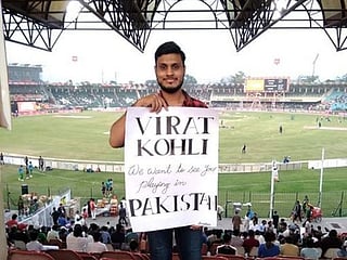 Fan urges Virat Kohli to play in Pakistan