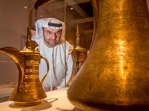 Khalid Al Mullah, exhibition curator and founder of the Dubai Coffee Museum, says it’s nice to be able to bring back our history with this exhibition.