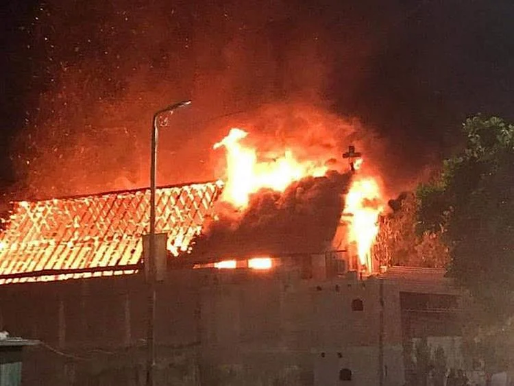 EgyptChurchFire2