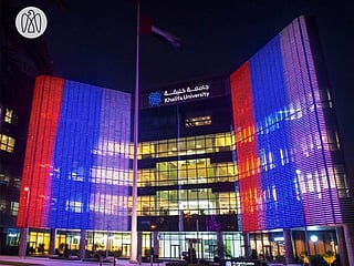 UAE landmarks light up in Russia’s colours