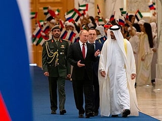Hashtags #Putin and #RussiaRelationship become trending topics in UAE