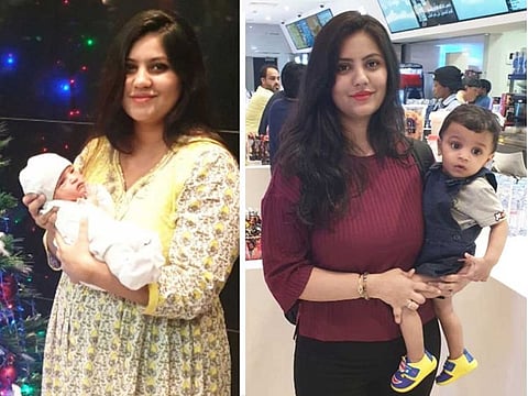 Naazneen Khan (before) and after