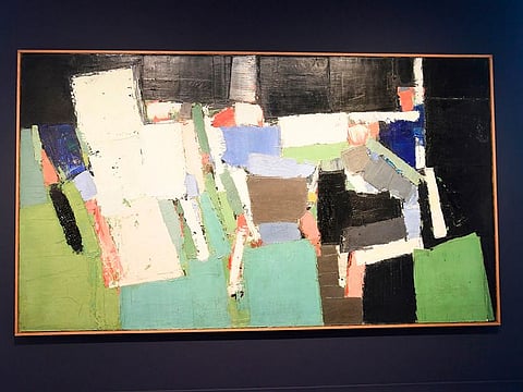 "Parc des Princes"  by Nicolas De Stael.