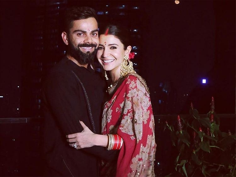 Virat Kohli with Anushka Sharma