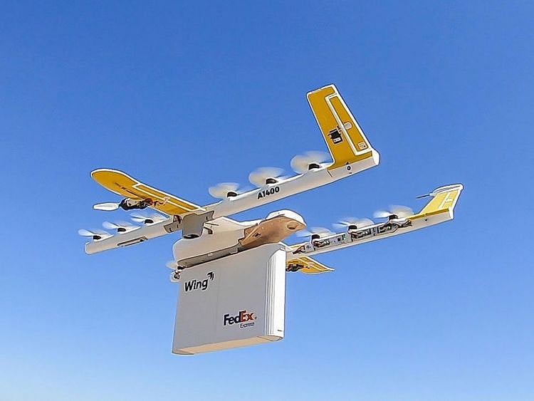 Alphabet (Google) subsidiary Wing has become the first company in the United States to deliver packages by drone.