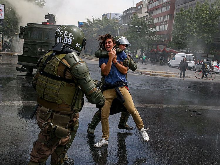Chile protests in pictures