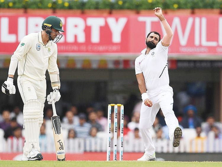 India's Mohammed Shami