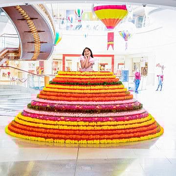 Diwali set-up at BurJuman Mall