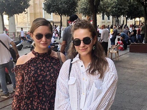 Russian PR professionals Ariza Danielian and Sofia Dulshchikova 