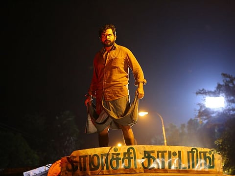 Karthi in 'Kaithi'. 