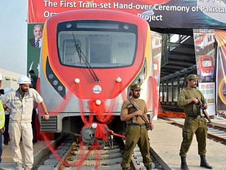 Look: Pakistan’s first metro “The Orange Line Metro Train” ready to roll out