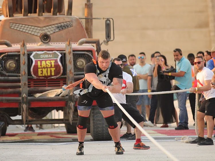 Strongman Tom Stoltman. 