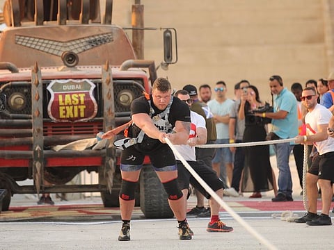 Strongman Tom Stoltman. 