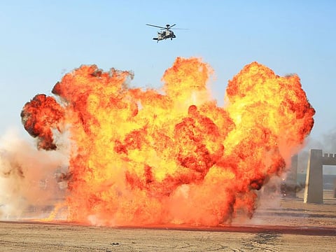 File photo: The UAE Armed Forces military exercise, "Union Fortress 6", at Al Hamra, Ras Al Khaimah, on November 1, 2019.