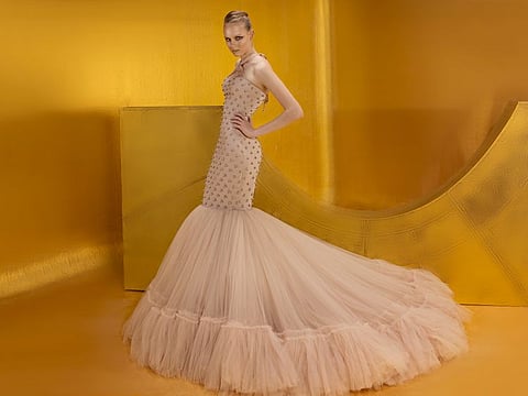 A look from Ezra Santos' previous collection.