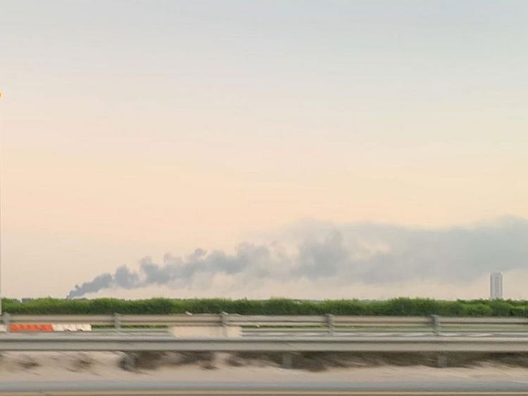 Fire Ras Al Khor 0001