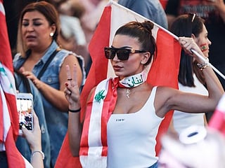 In pictures: Lebanese form a human chain to support protests