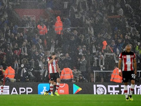 Southampton were humiliated 9-0 by Leicester.