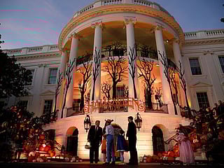 In pictures: Halloween at the White House