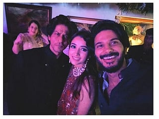 Dulquer Salmaan hangs with Shah Rukh, gets star-struck
