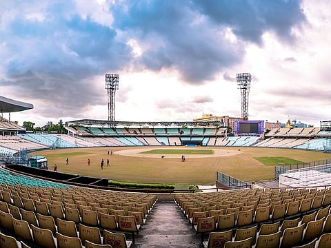 The Eden Gardens in Kolkata.