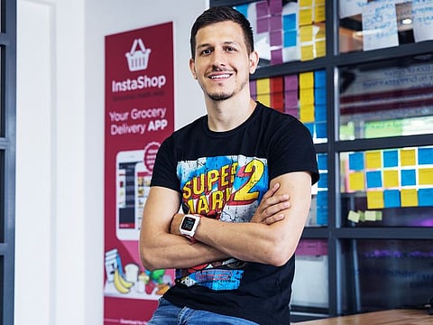 John Tsioris left a corporate life at Philips behind to found InstaShop in 2015 