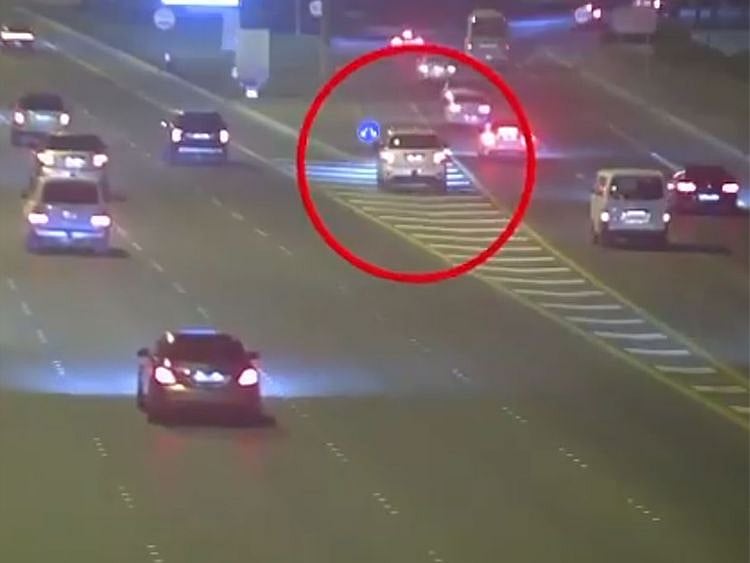 CCTV abu dhabi accident