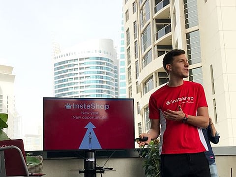 John Tsioris left a corporate life at Philips behind to found InstaShop in 2015 