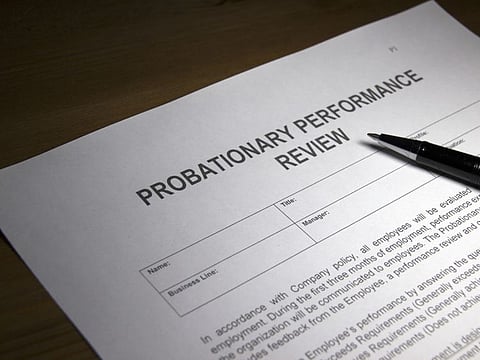 Probationary performance review.