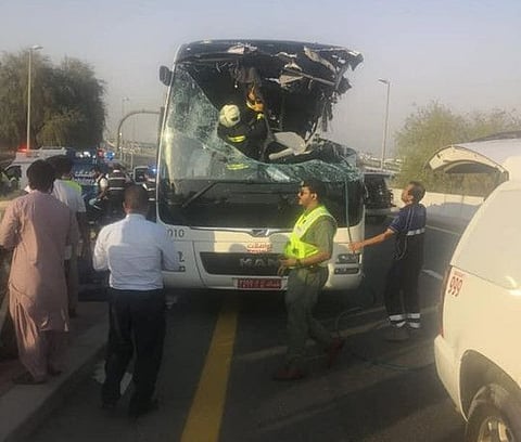 Seventeen people died and nine others were injured in a horrific road accident on Mohammad Bin Zayed Road in June 2019, involving a tour bus travelling from Muscat to Dubai.